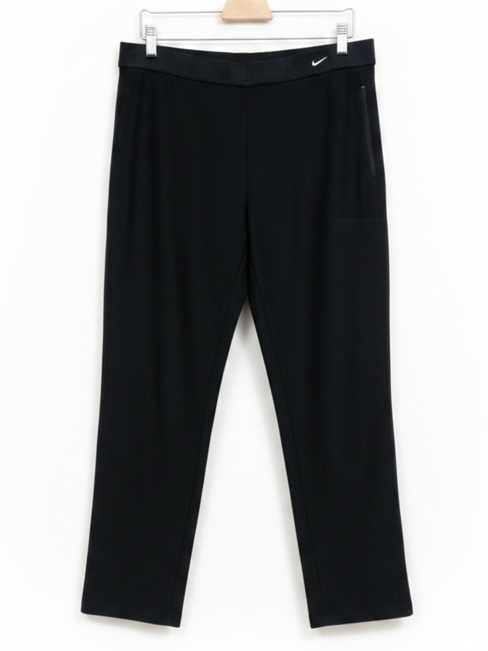NIKE Dri-Fit Athletic Pants Black Zip Pocket Youth XL